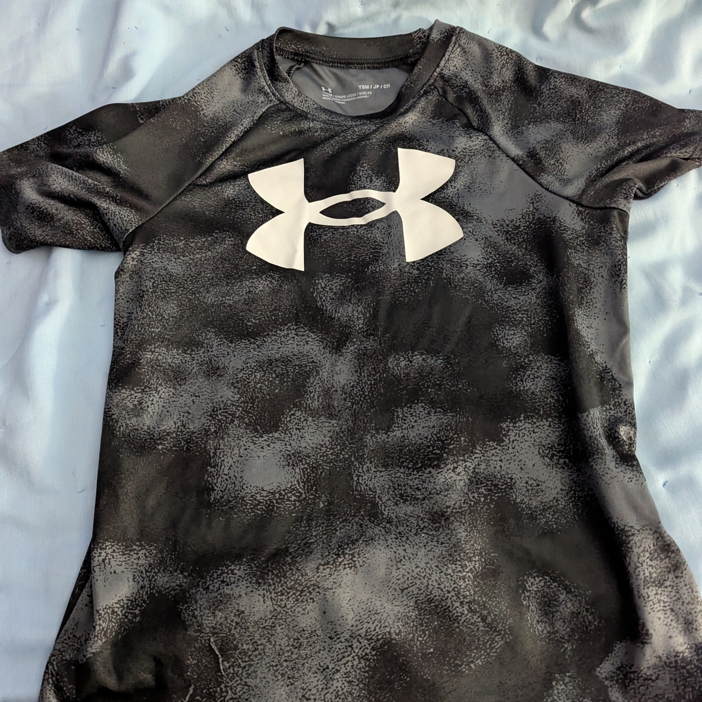 Under Armour Kids' Black Short Sleeve Tee